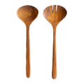 Handcrafted Teak Root Salad Servers – Set of 2