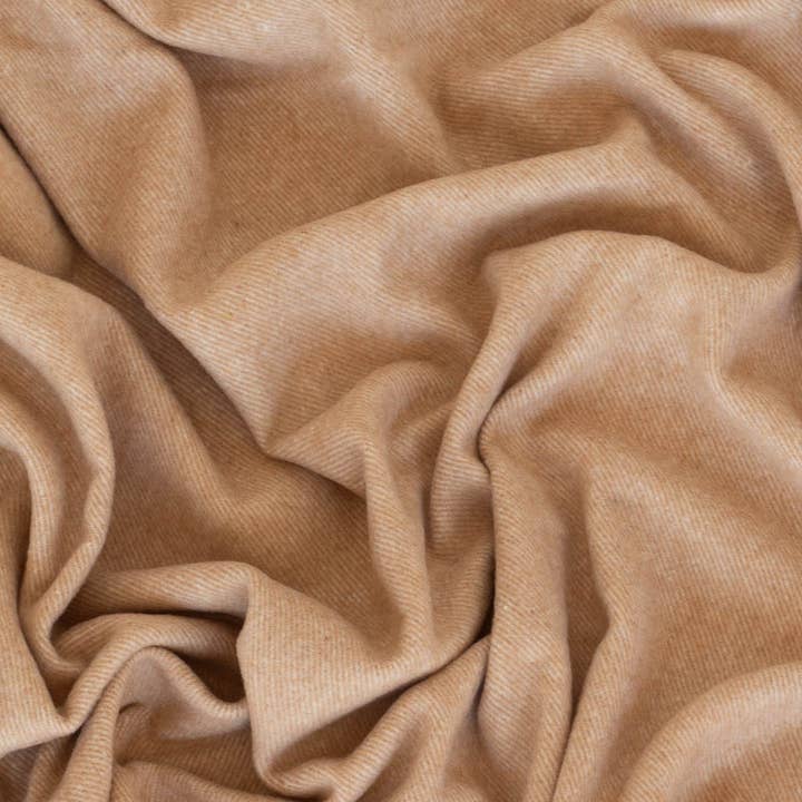 Tibet Throw | Cashmere & Merino Wool | Beige | 200 × 140 cm | Made in Ukraine