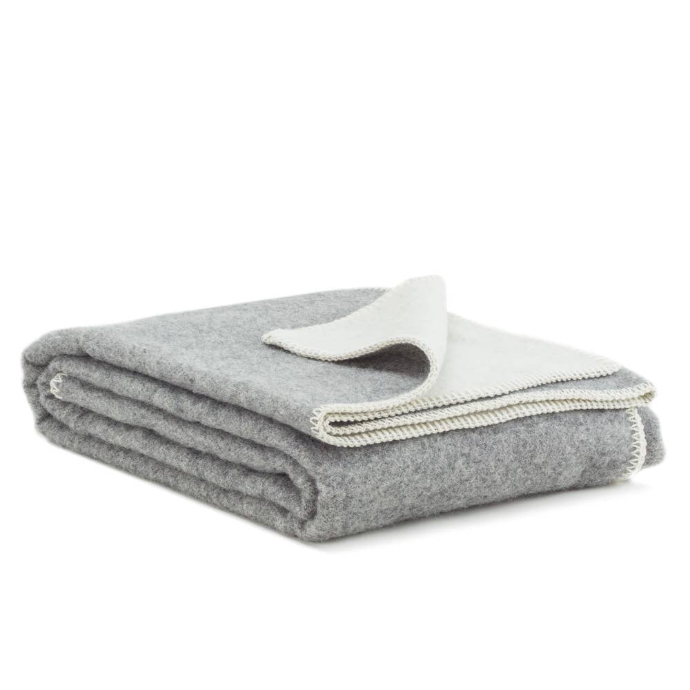 Wool Bed Runner Wild Dove, sengeløper i ullblanding, 130 × 250 cm