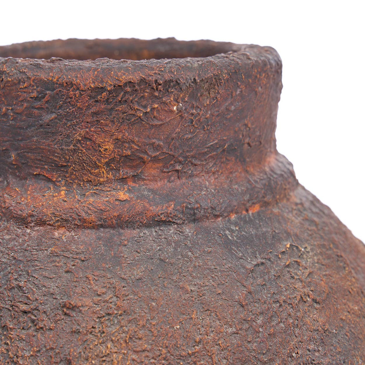 The Amphora Rustica Vase, amforavase i terrakotta, Burgundy, M