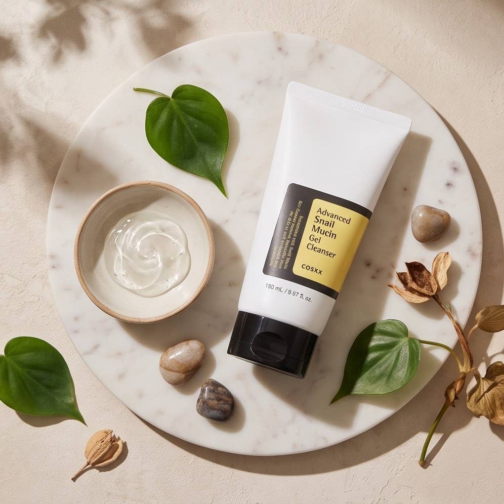COSRX Advanced Snail Mucin Power Gel Cleanser, gelrens med sneglemucin, 150 ml