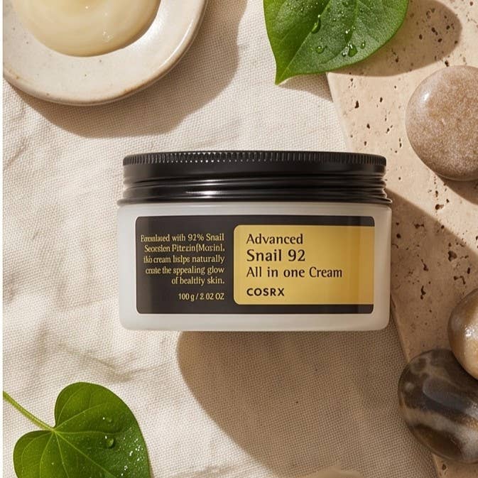 COSRX Advanced Snail 92 All in One Cream, gelkrem med sneglemucin, 100 g