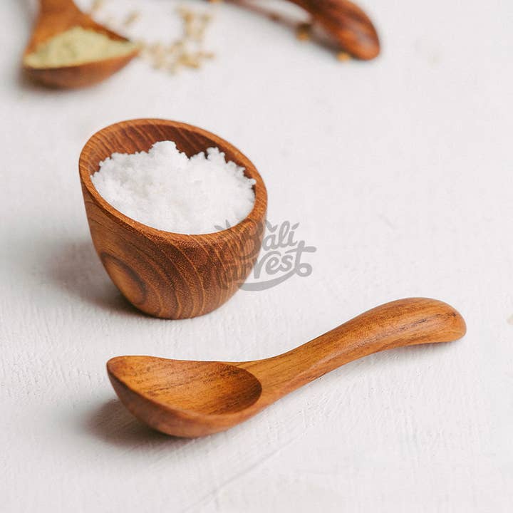 Handcrafted Teak Egg Cup – Salt Cellar & Condiment Holder