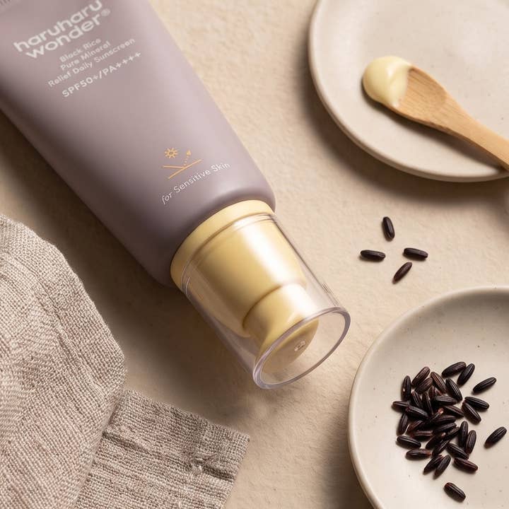 Haruharu Black Rice Pure Mineral solkrem SPF50+ 50 ml