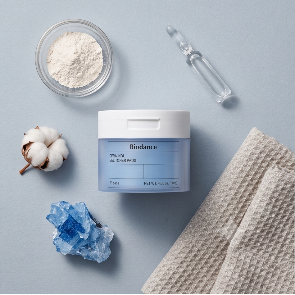 Biodance Cera-Nol Gel Toner Pads, beroligende gelpads med ceramider