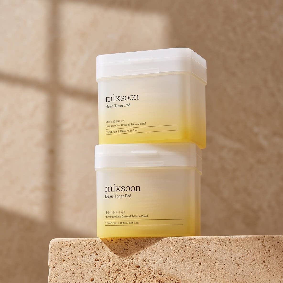 Mixsoon Bean Toner Pad, tonerpads med fermentert soya, 70 stk.