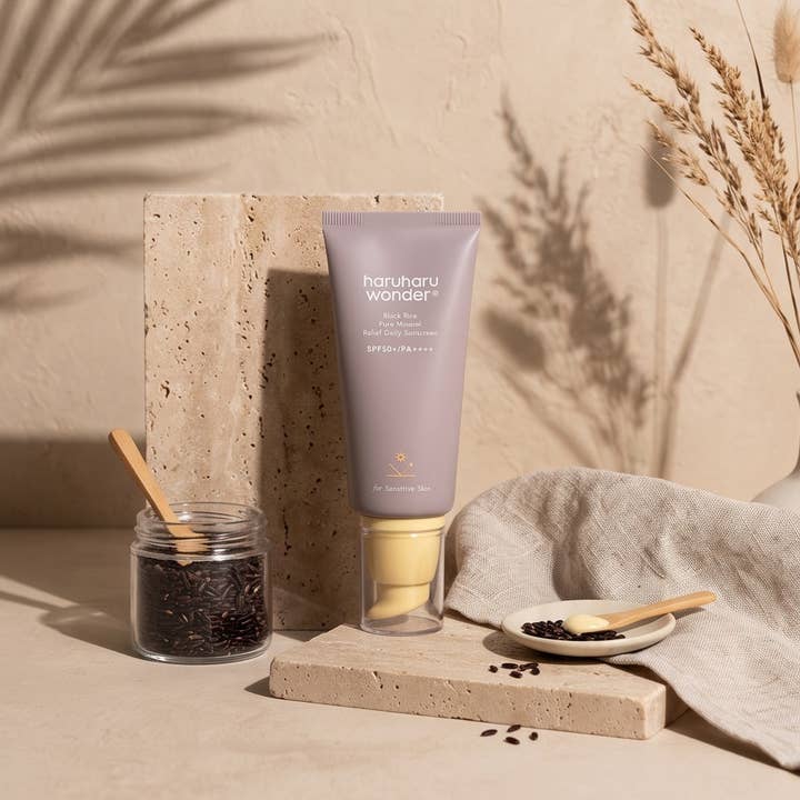 Haruharu Black Rice Pure Mineral solkrem SPF50+ 50 ml