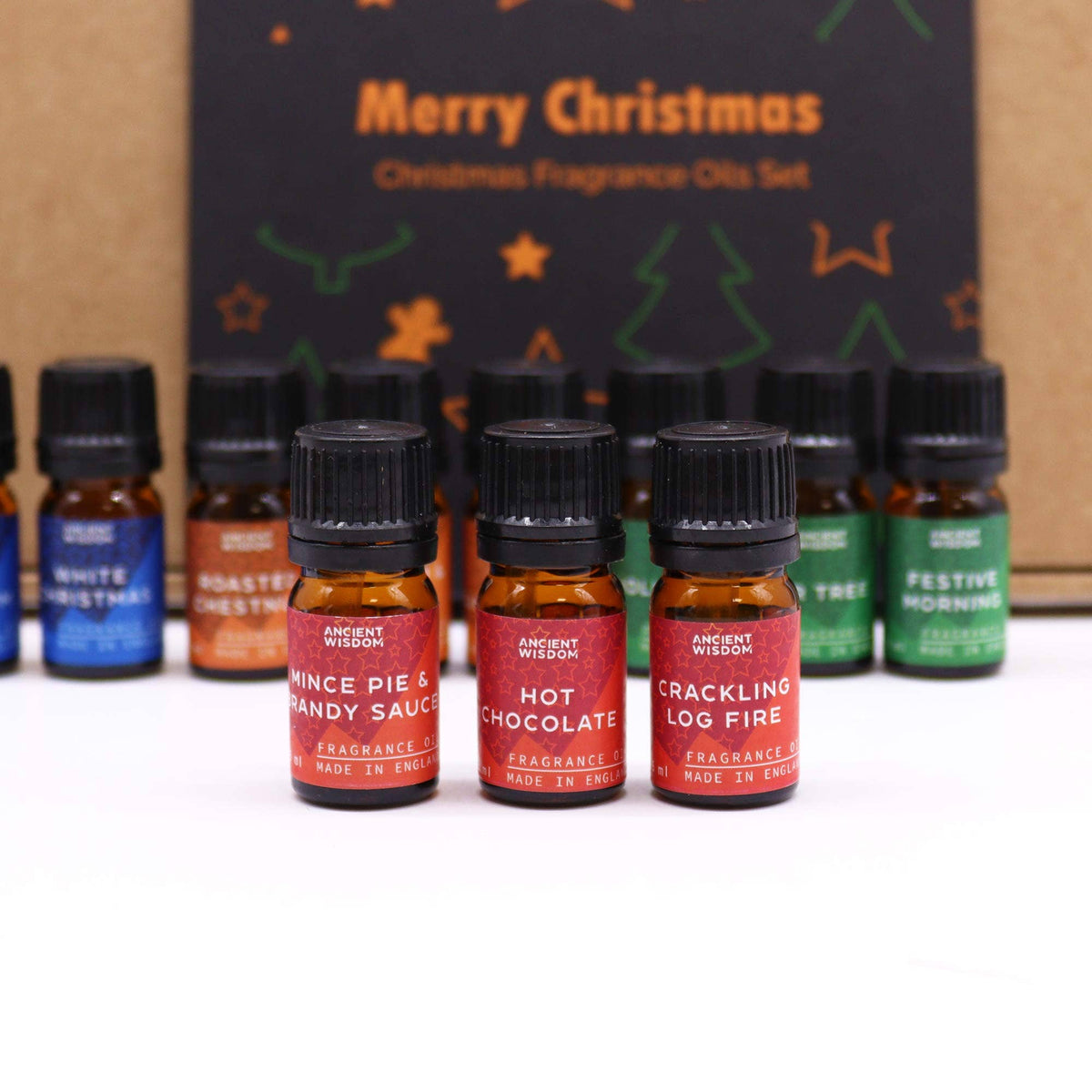 Fragrance Set, gaveeske med 12 duftoljer, 12 × 5 ml