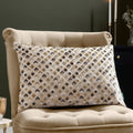 Lexington pute i jacquardvelur, Warm Taupe, 40 × 60 cm