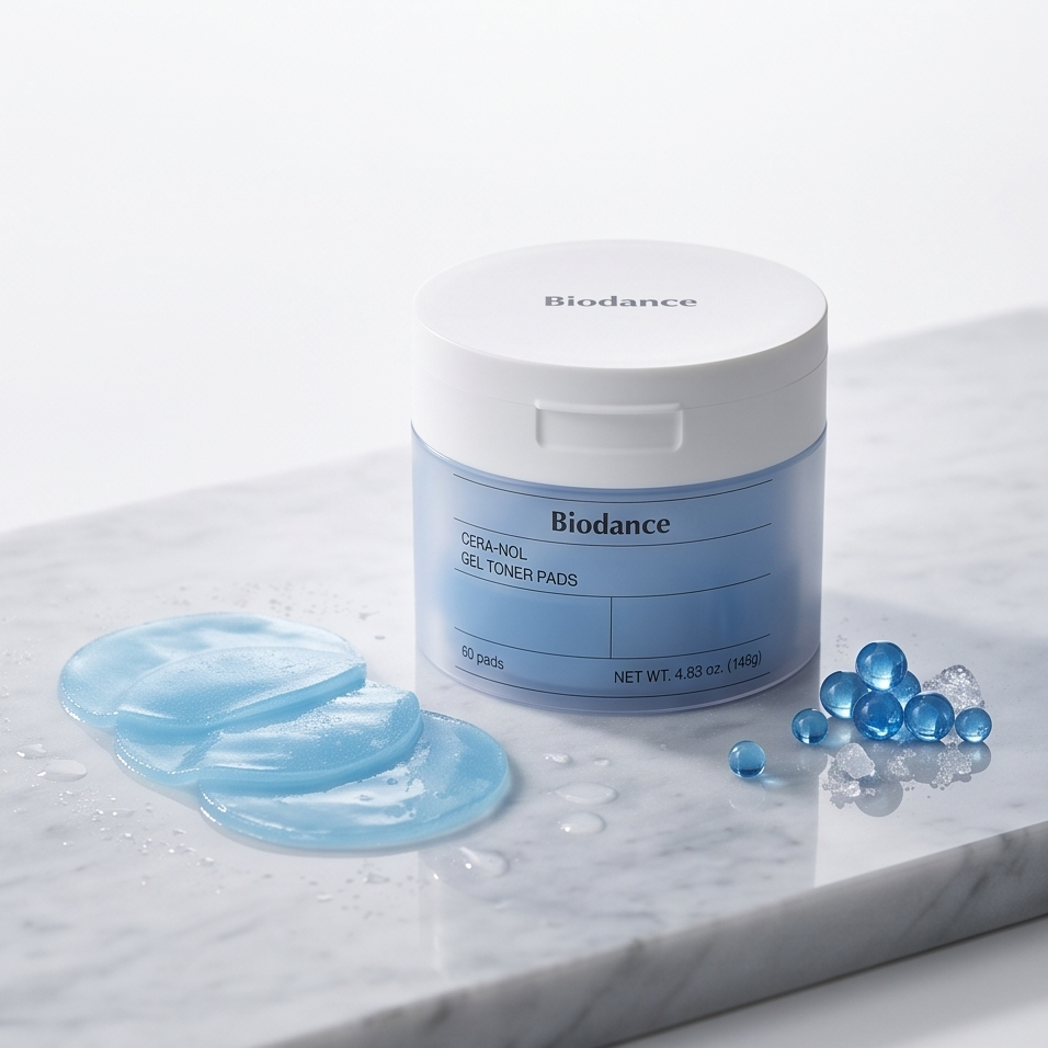 Biodance Cera-Nol Gel Toner Pads, beroligende gelpads med ceramider