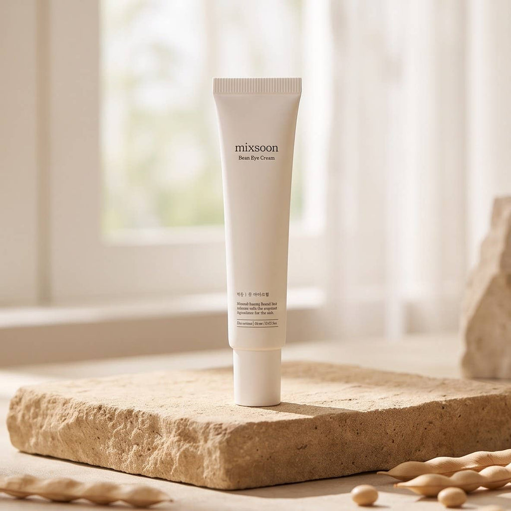 Mixsoon Bean Eye Cream, øyekrem med fermentert soya og peptider