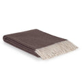 Tibet Throw | Cashmere & Merino Wool | Brown | 200 × 140 cm | Made in Ukraine