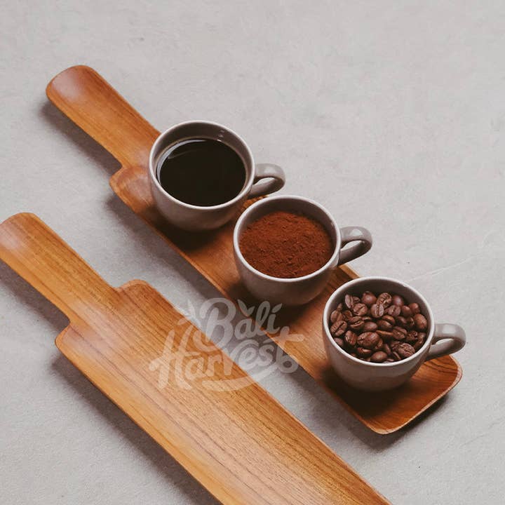 Handcrafted Teak Root Serving Tray with Handle – Cheese & Appetiser Board
