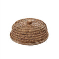 The Rattan Food Cover, matlokk i flettet rotting, Natural Brown, M