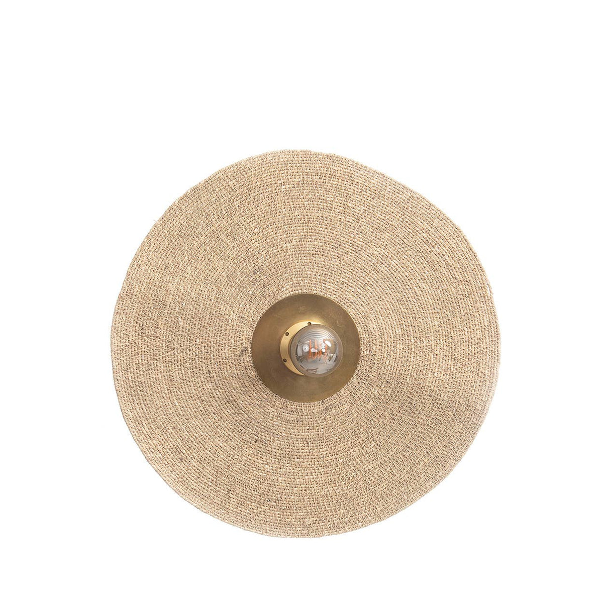 The Let's Groove Wall Lamp – Natural Brass, vegglampe i gress og messing, M