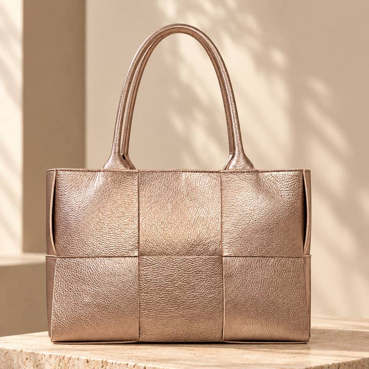 Bella Classica skinnveske, champagne