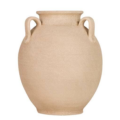 Brown Ceramic Vase | 35 × 35 × 40 cm | Contemporary | Made in Portugal