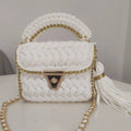Handmade Crochet Evening Clutch | Wedding & Party Bag | Combed Cotton Yarn | Handmade in Turkey