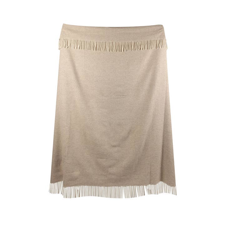 Kentii Throw | 100% Mongolian Wool | Undyed | 200 × 150 cm | Made in Ukraine