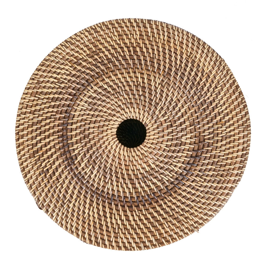 The Laundrilla Basket | Natural Brown | Handwoven Rattan | Lidded Storage | Handmade in Indonesia