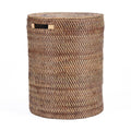 The Laundrilla Basket | Natural Brown | Handwoven Rattan | Lidded Storage | Handmade in Indonesia