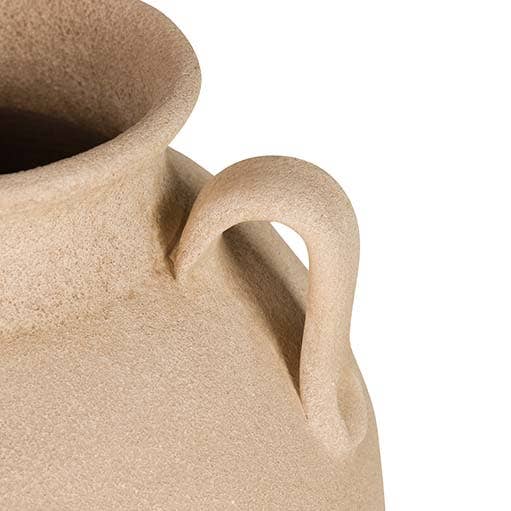 Brown Ceramic Vase | 35 × 35 × 40 cm | Contemporary | Made in Portugal