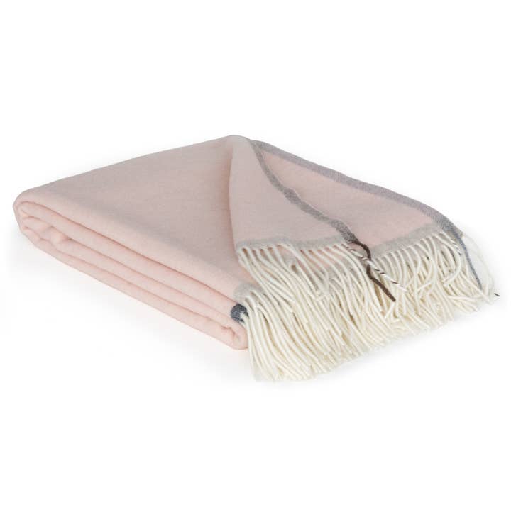 Milano Throw | Cashmere & Merino Wool | Rosa | 200 × 140 cm | Made in Ukraine