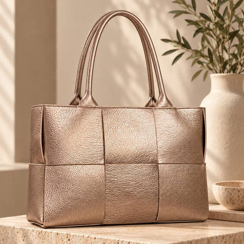 Bella Classica skinnveske, champagne
