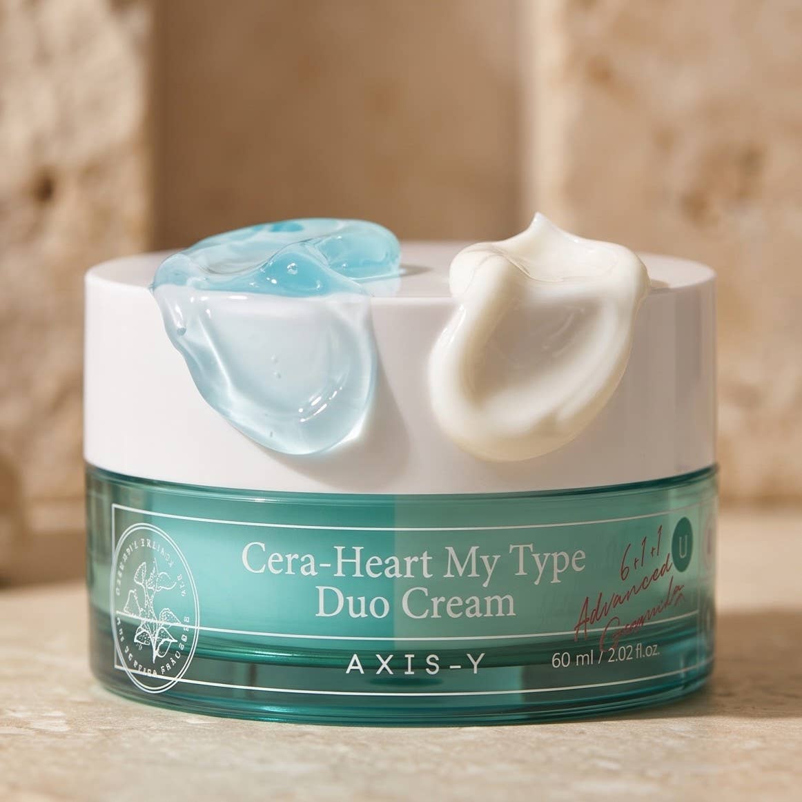 Axis-Y Cera-Heart My Type Duo Cream, todelt ansiktskrem for kombinert hud