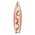 Wooden Surf Board Wall Décor – Hibiscus Coral
