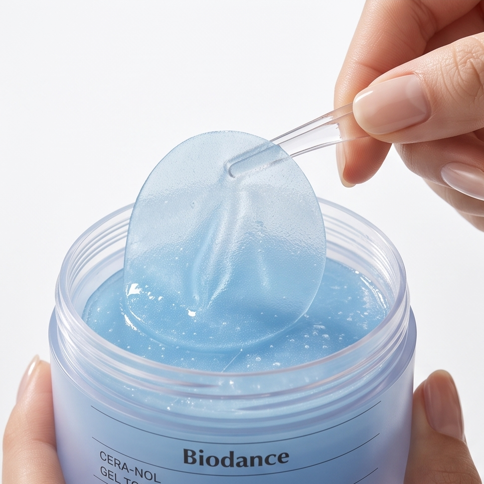 Biodance Cera-Nol Gel Toner Pads, beroligende gelpads med ceramider