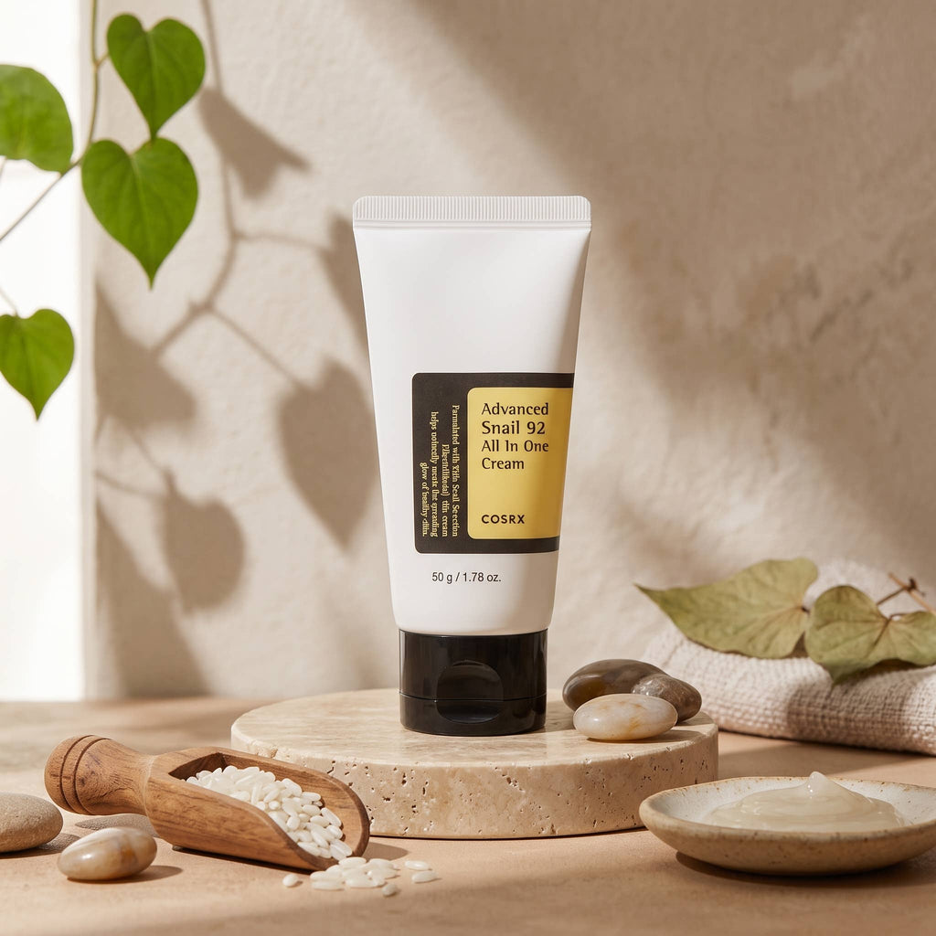 COSRX Advanced Snail 92 All in One Cream, gelkrem med sneglemucin