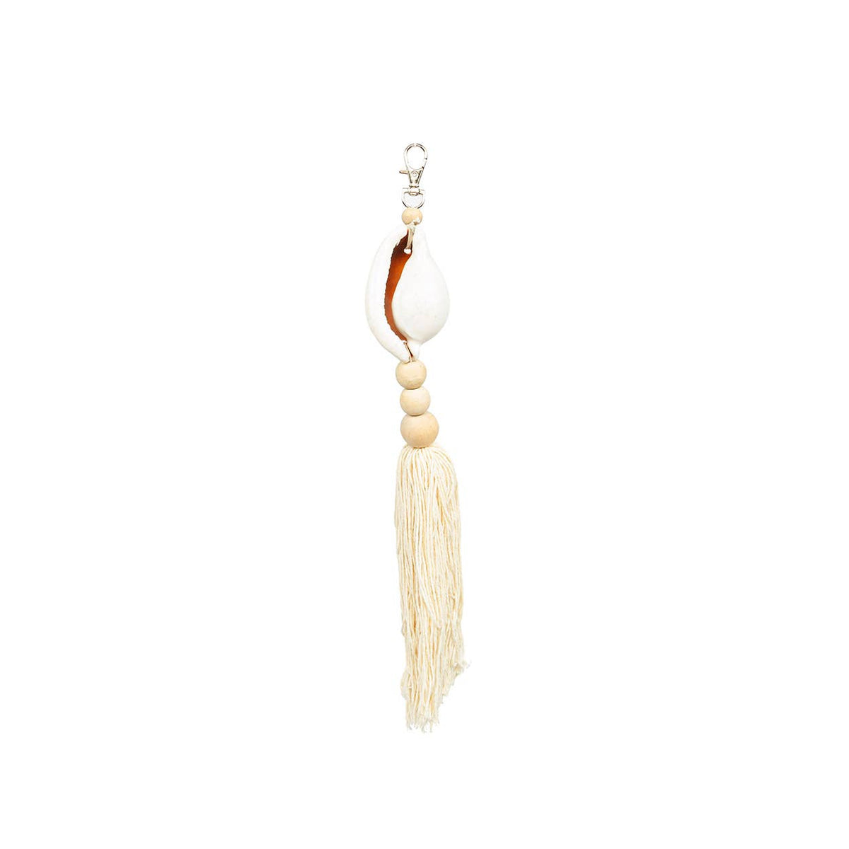 The Togian nøkkelring med kauriskjell, Natural White