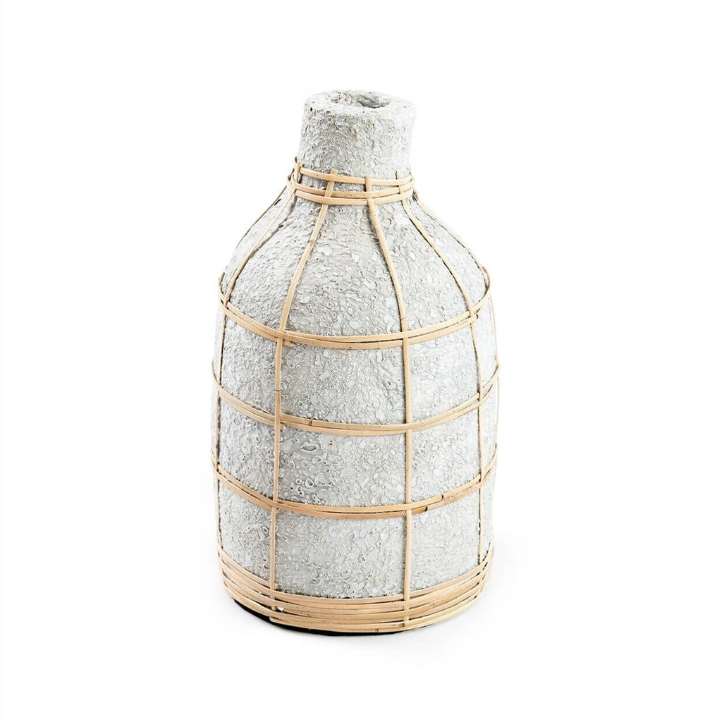 The Whoopy Vase, buet vase med rotting, Concrete Natural, L
