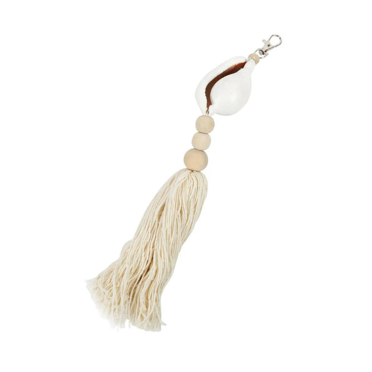 The Togian nøkkelring med kauriskjell, Natural White