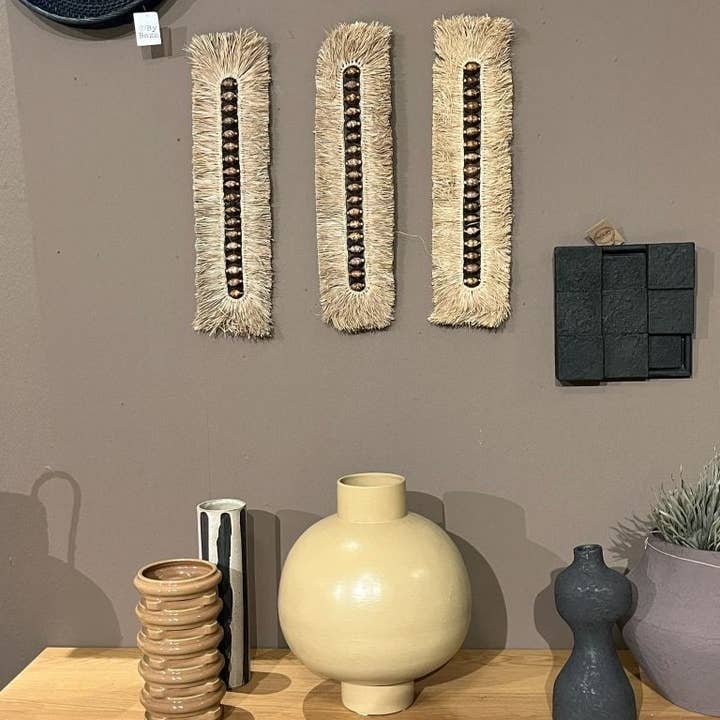 Cowrie Shell Wall Hanger | Rectangular