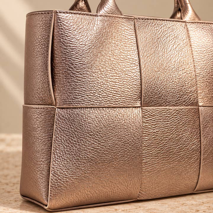 Bella Classica skinnveske, champagne