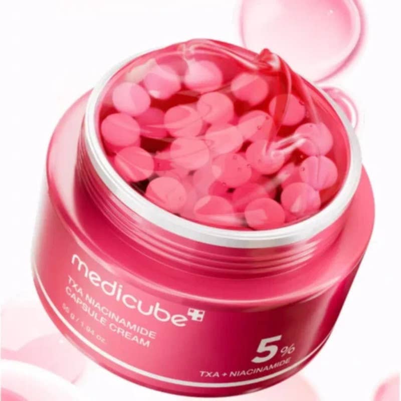 Medicube TXA Niacinamide Capsule Cream, ansiktskrem med kapsler, 55 g