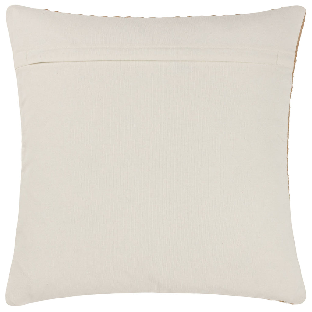 Organik Stripe pute i jute og bomull, Natural, 45 × 45 cm