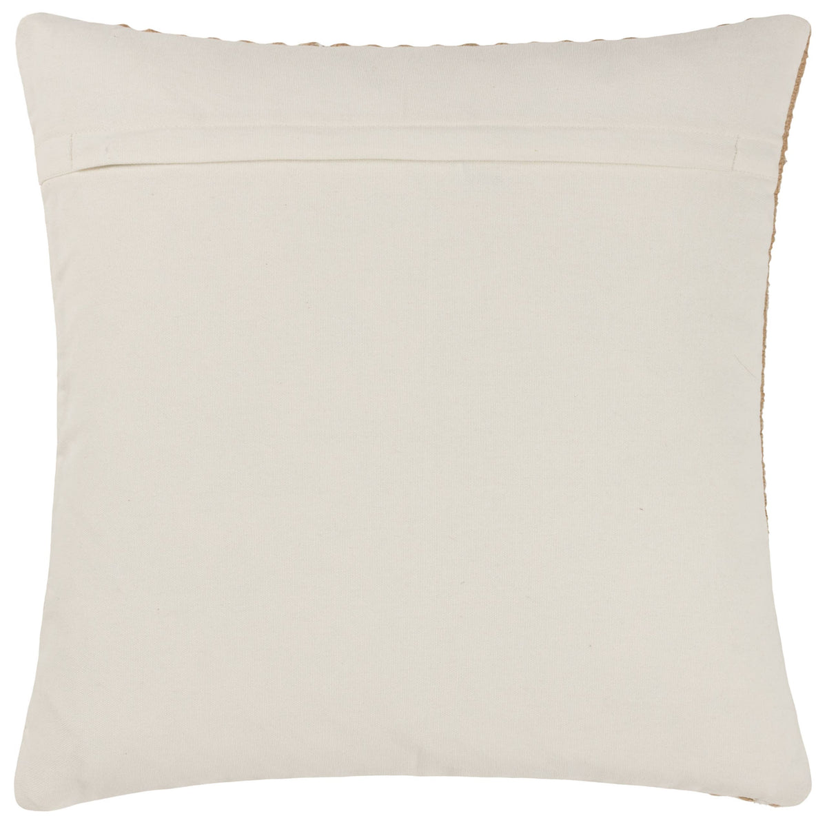 Organik Stripe pute i jute og bomull, Natural, 45 × 45 cm