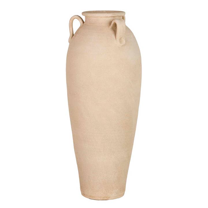 Large Brown Ceramic Statement Vase | 80cm