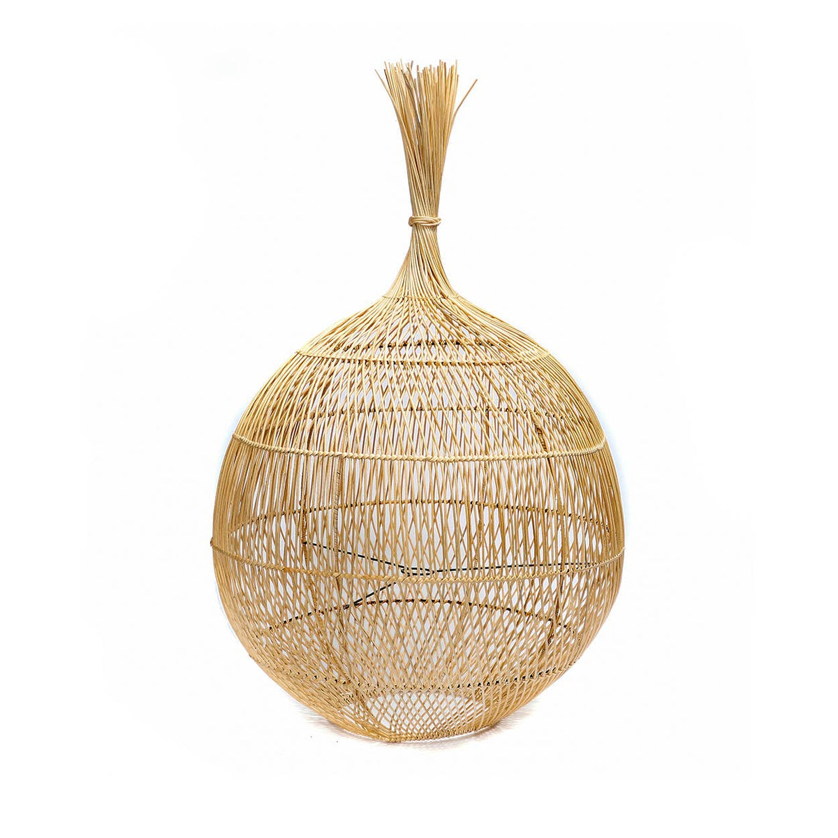 The Wonton Floor Lamp – Pendant, rattanlampe i natur