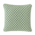 Pebl putetrekk | Salviegrønn | Popcorn-strikk | YKK-glidelås | 45×45 cm | Urbane Hide