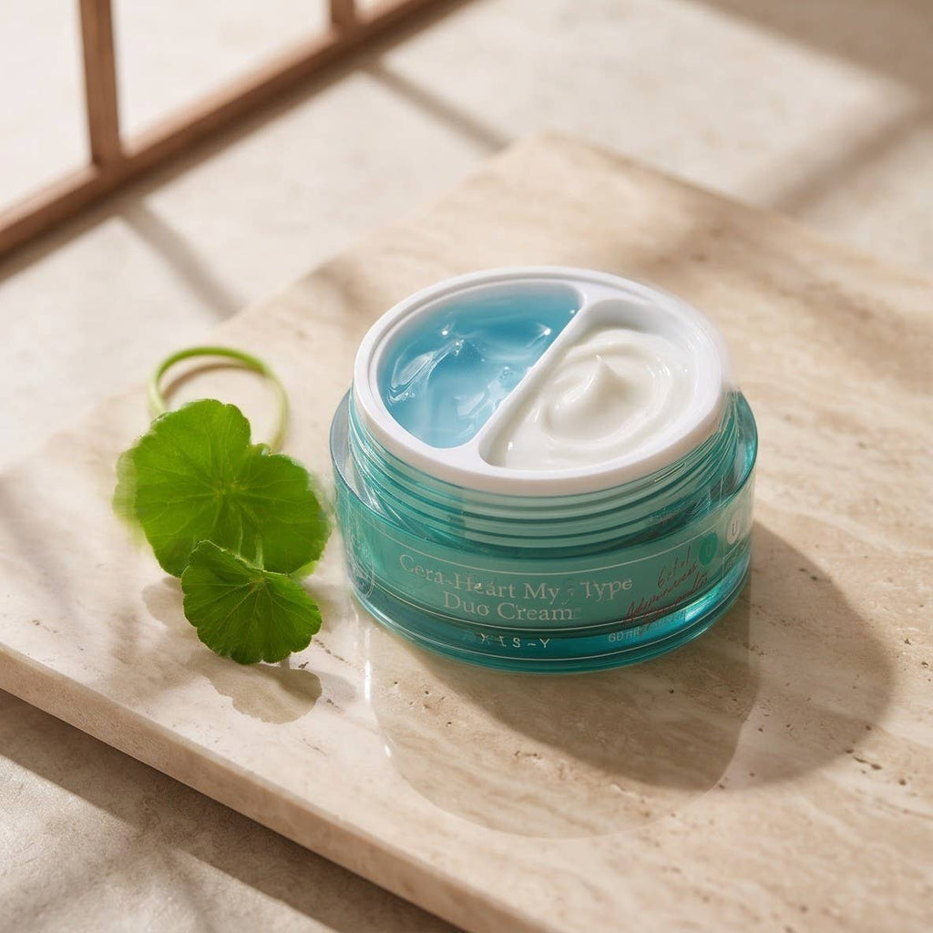 Axis-Y Cera-Heart My Type Duo Cream, todelt ansiktskrem for kombinert hud