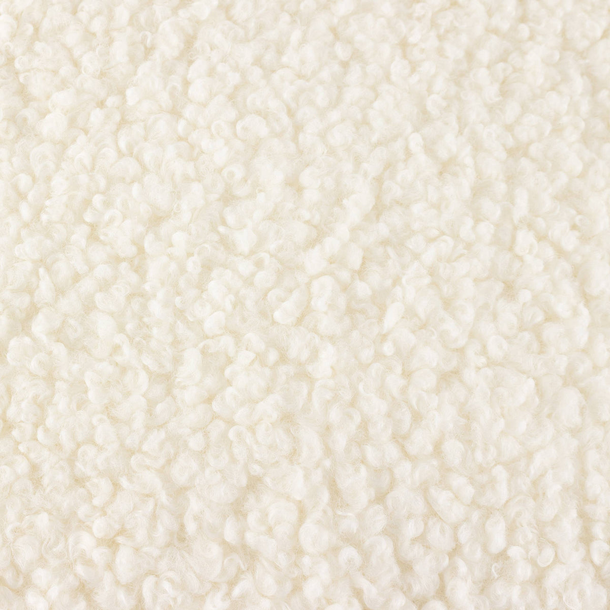 Cabu bouclépute, Ecru, 45 × 45 / 55 × 55 cm