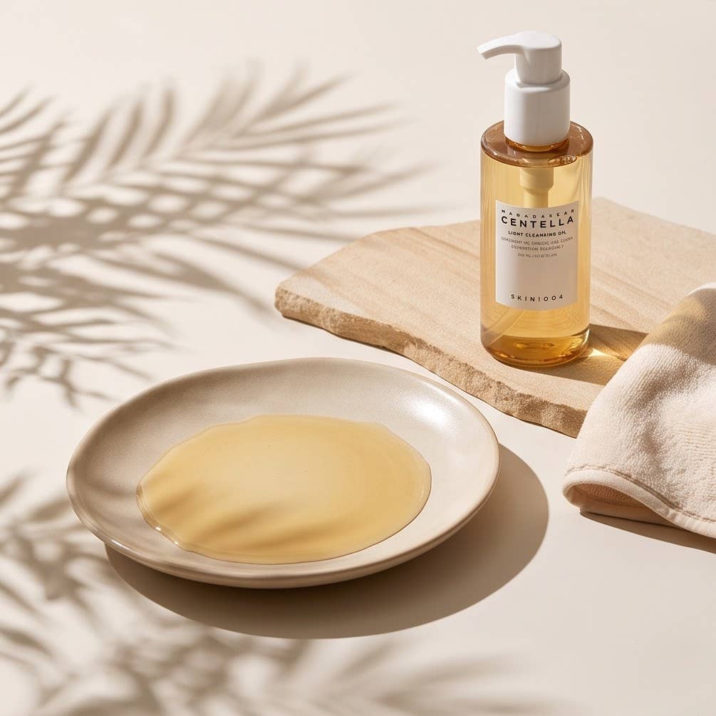 SKIN1004 Madagascar Centella Light Cleansing Oil, lett rensolje, 200 ml