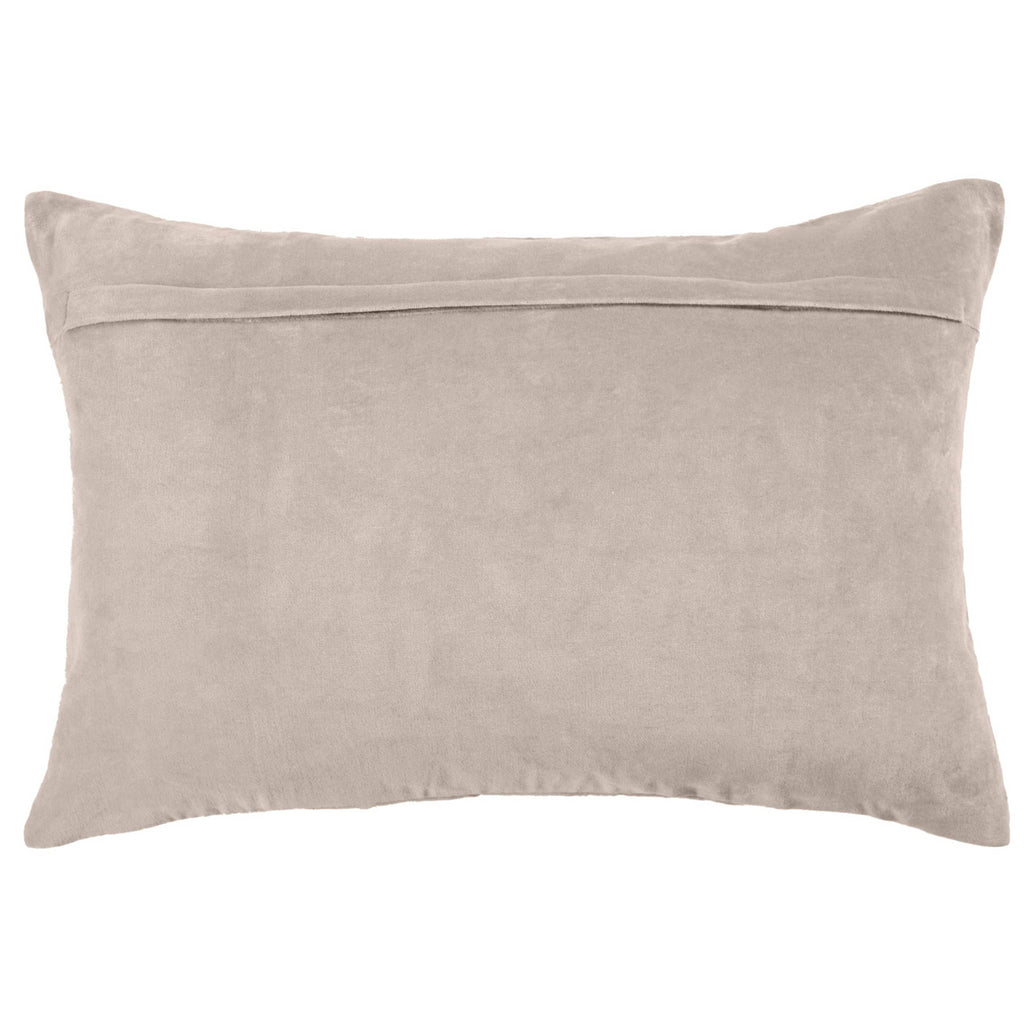 Boulder brodert velurpute, Quartz, 40 × 60 cm