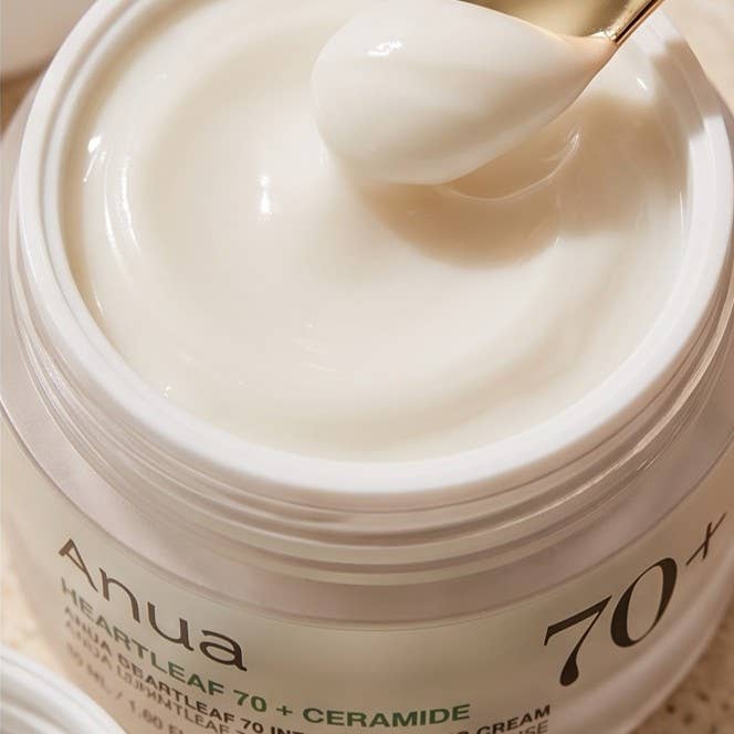 Anua Heartleaf 70% Intense Calming Cream, beroligende ansiktskrem