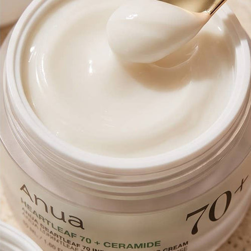 Anua Heartleaf 70% Intense Calming Cream, beroligende ansiktskrem