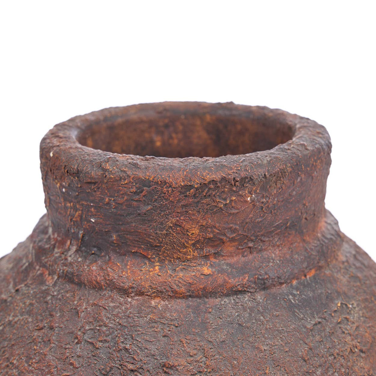 The Amphora Rustica Vase, amforavase i terrakotta, Burgundy, M